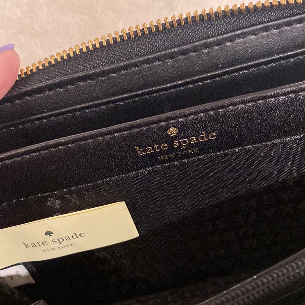 NWT Kate Spade Run Wild Leopard Neda Wallet - Picture 11 of 12